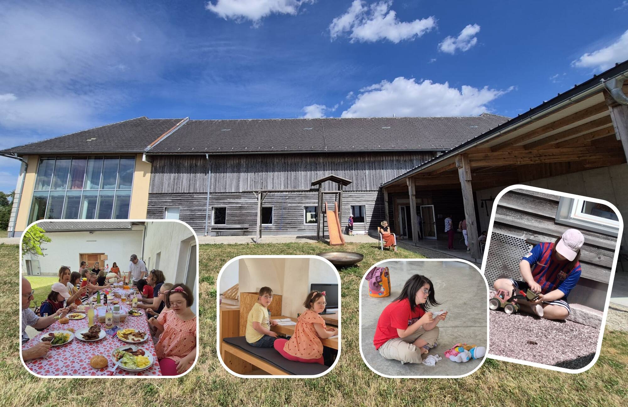 Gelungenes Sommerfest: die Sonnenkinder feiern auf dem Bauernhof der Familie Rührlinger